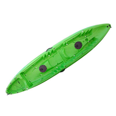 LLDPE Sit On Top Plastic Kayak 600 Lb Capacity Double Seat 2 Person Tandem Fishing