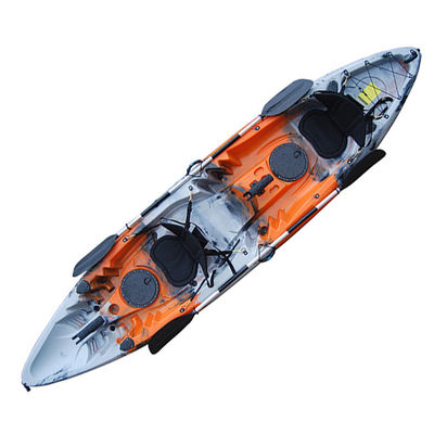 Elkton Outdoors Tandem Fishing Kayak Two Person Double Touring 3.7m*0.86m