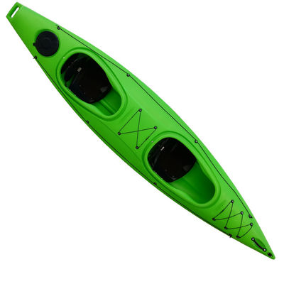 Sit In Angler Kayak LLDPE Rowing Boat 2 Person Plastic Canoe 617 Lbs
