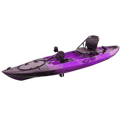 Foot Pedal Kayak One Person Sit On Top Single Man Fishing Canoe Kayak