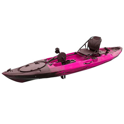 Foot Pedal Kayak One Person Sit On Top Single Man Fishing Canoe Kayak