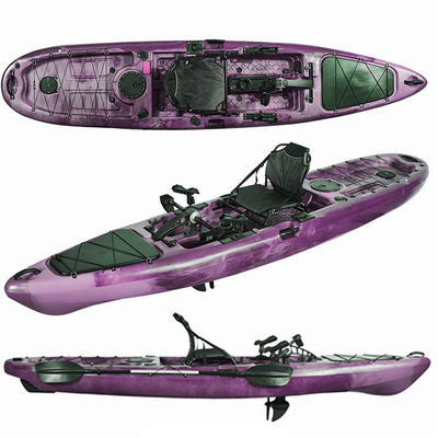 Foot Pedal Kayak Touring Fish Ocean Angler Sit On Top Fishing Kayak