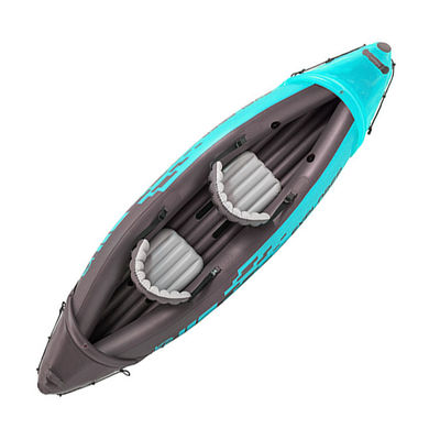 Rowing PVC Inflatable Kayak Boat Set Outdoor Bring Paddle 3.12m*0.91m