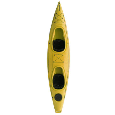 Double Sit In Kayaks Single Seat Plastic Rowing Fishing Boat Kayak