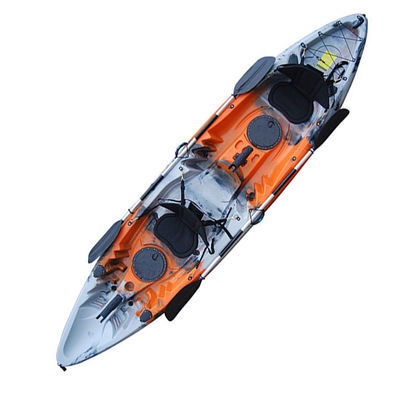 Elkton Outdoors Tandem Fishing Kayak Two Person Double Touring 3.7m*0.86m