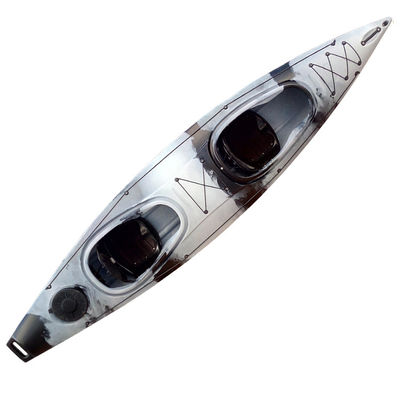 Sit In Angler Kayak LLDPE Rowing Boat 2 Person Plastic Canoe 617 Lbs