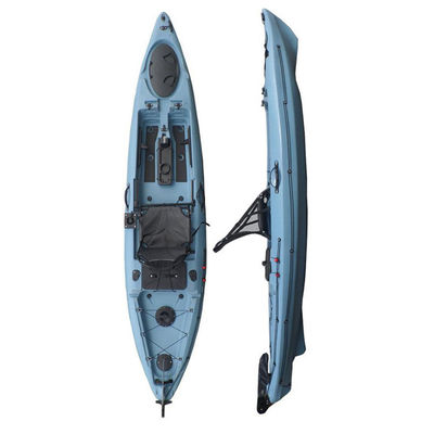 Foot Pedal Kayak One Person Sit On Top Single Man Fishing Canoe Kayak