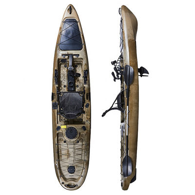 Foot Pedal Kayak Touring Fish Ocean Angler Sit On Top Fishing Kayak